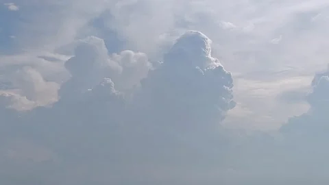 Cumulonimbus cloud in the sky Stock Footage 283734963