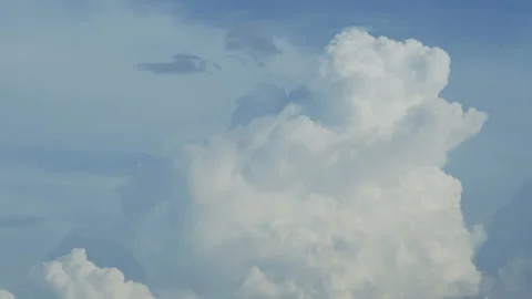 Cumulonimbus Clouds Forming in Sky Stock Footage 135777659
