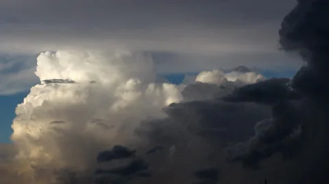 Cumulonimbus clouds_3796 Stock Footage 38605013