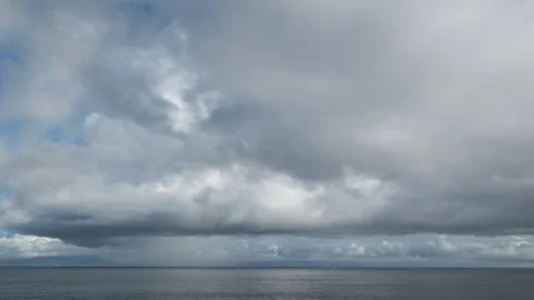 Cumulonimbus Rain Clouds Getting Closer to the Camera (Time Lapse) Stock Footage 284207331