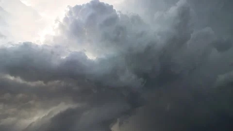 Cumulonimbus Storm Cloud Time Lapse Stock Footage 243853514