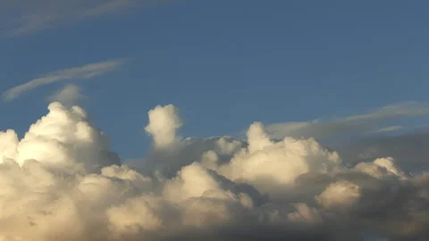 Cumulous Clouds at Sunset Timelapse Vidéo 241558047