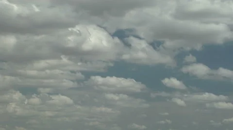 Cumulus and Altocumulus Stock Footage 54721511