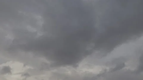 Cumulus and cirrus clouds move rapidly in the sky. S Log 2. Video stock 143003214