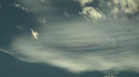 Cumulus and Lenticulars Stock Footage 54741623