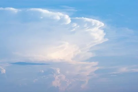 Cumulus cloud and Blue sky background Fotos de archivo