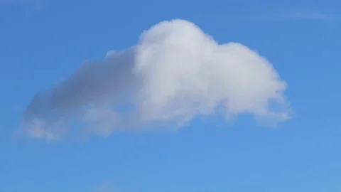 Cumulus cloud on blue sky Stock Footage 236542306