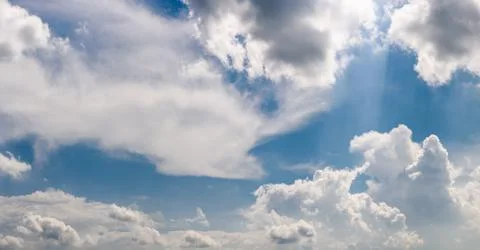 Cumulus cloud closeup Stock Photos