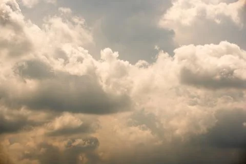 Cumulus cloud closeup Stock Photos