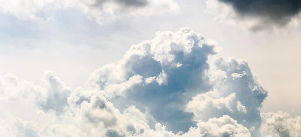 Cumulus cloud closeup Stock Photos