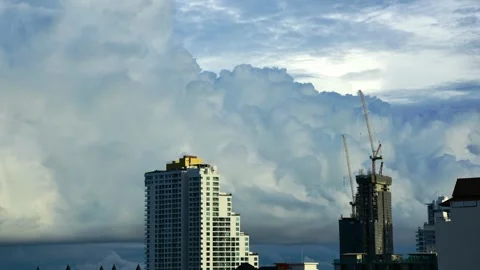 Cumulus cloud nature timelapse Stock Footage 139008697