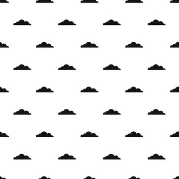 Cumulus cloud pattern seamless イラスト素材