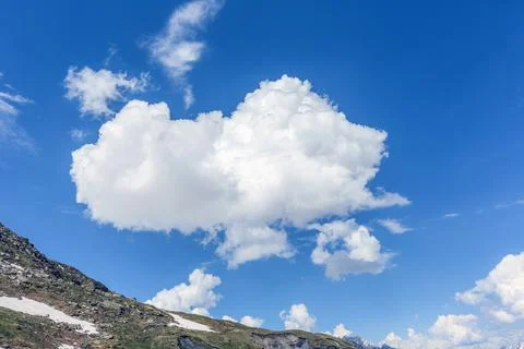 Cumulus cloud. Foto stock