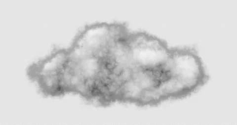 Cumulus cloud seamless loop animation v1 Stock Footage 296781997