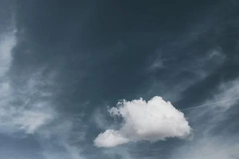 Cumulus cloud in the sky Stock Photos