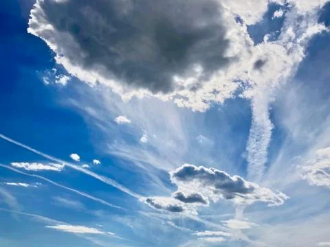 Cumulus Cloud Skyscape Foto stock