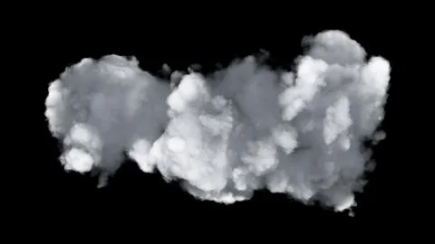 Cumulus cloud texture render Illustrazione stock