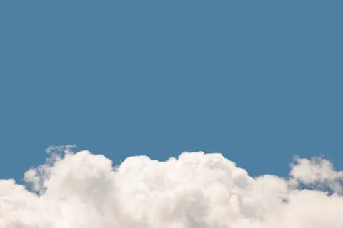 Cumulus clouds, background with copy space Fotos Stock