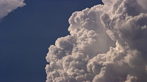 Cumulus clouds evolve into Storm HD Stock Footage 36646888