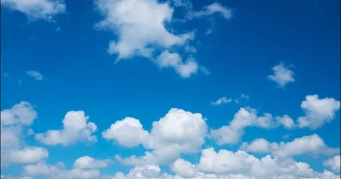 Cumulus clouds flying Stock Footage 68949281