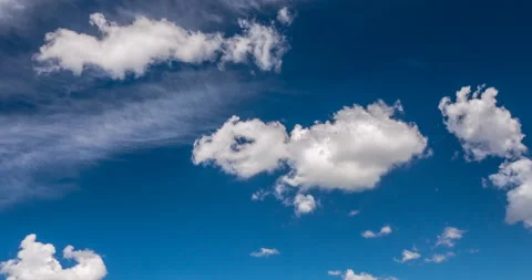 Cumulus clouds flying Stock Footage 112180289