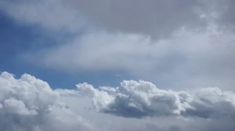 Cumulus clouds Stock Footage
