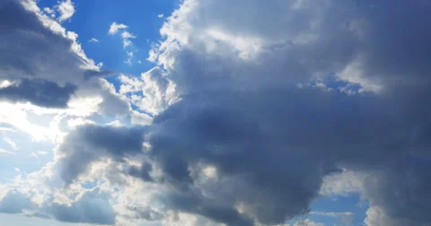 Cumulus clouds Stock Footage 68954683