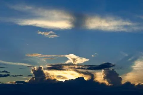Cumulus clouds Stock Photos