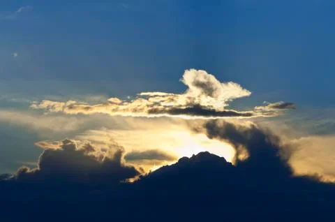 Cumulus clouds Stock Photos