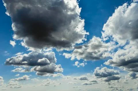 Cumulus clouds Stock Photos