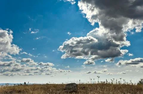 Cumulus clouds Stock Photos