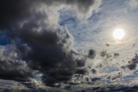 Cumulus clouds Stock Photos