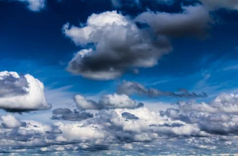 Cumulus clouds Stock Photos