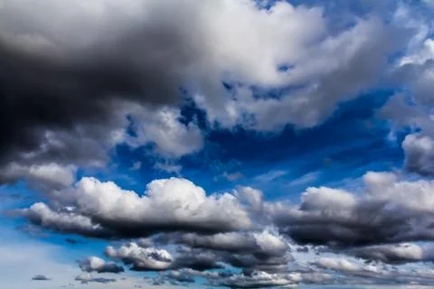 Cumulus clouds Stock Photos