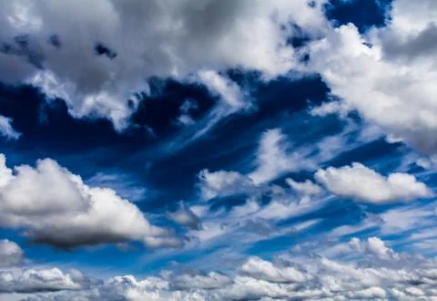 Cumulus clouds Stock Photos