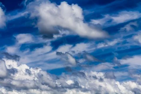 Cumulus clouds Stock Photos