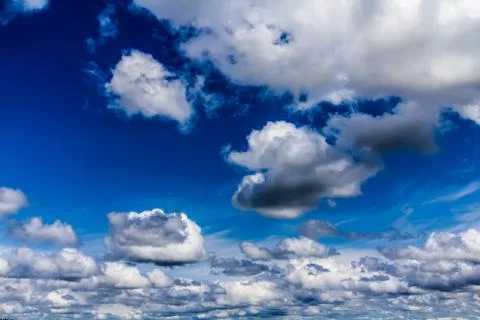 Cumulus clouds Stock Photos