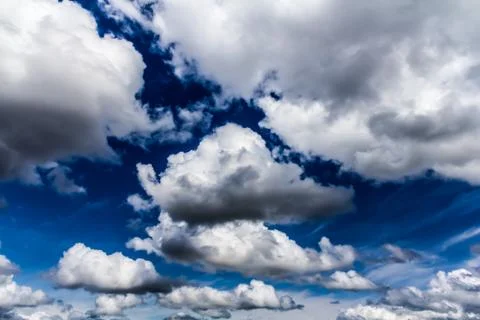 Cumulus clouds Stock Photos
