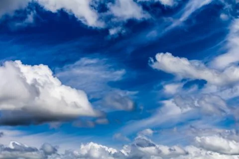 Cumulus clouds Stock Photos