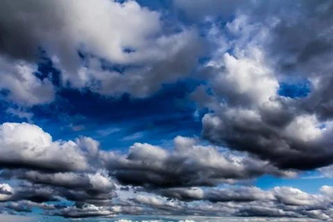 Cumulus clouds Stock Photos