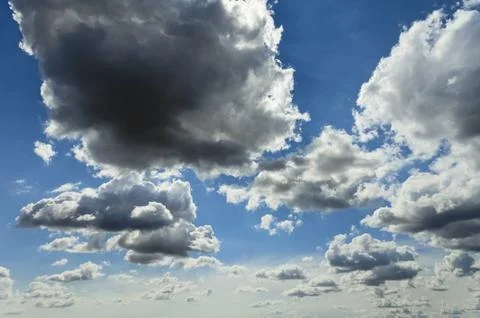 Cumulus clouds Stock Photos