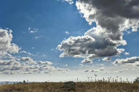 Cumulus clouds Stock Photos