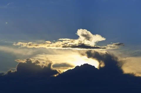 Cumulus clouds Stock Photos