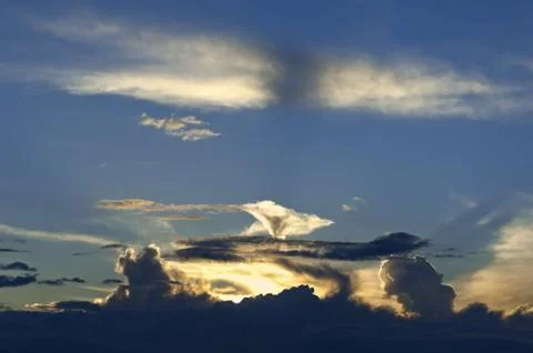 Cumulus clouds Stock Photos