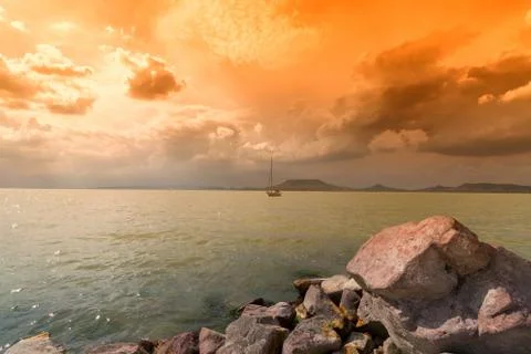 Cumulus clouds Stock Photos
