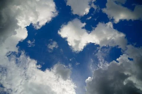Cumulus clouds Stock Photos