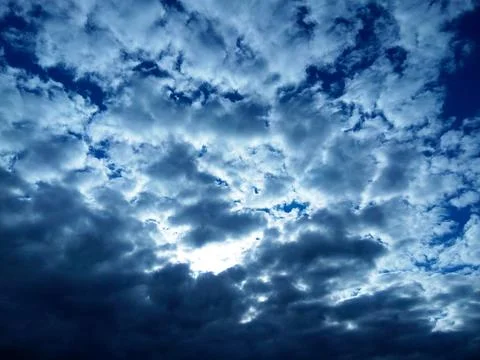 Cumulus clouds Stock Photos