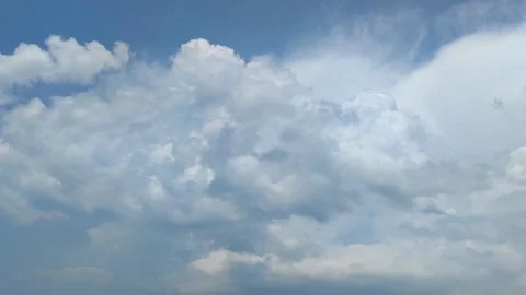 Cumulus clouds on the sky Stock Footage 241102770