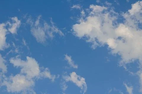 Cumulus clouds in the sky Stock Photos