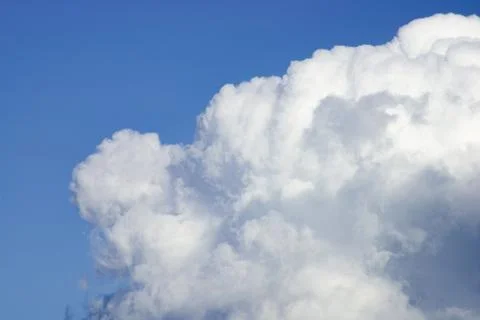 Cumulus clouds on a summer day Stock Photos